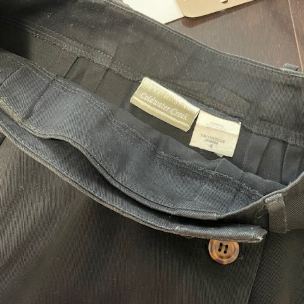 Women's Coldwater Creek Skirt Black - Picture 3 of 5
